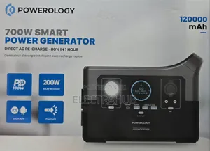 Powerology 700W Smart Power Generator 12,000mah New Sealed
