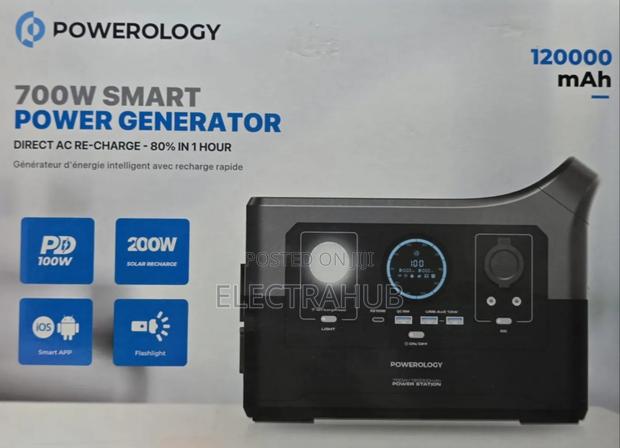 Powerology 700W Smart Power Generator 12,000mah New Sealed - thumbnail 2