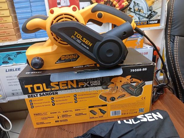 Belt Sander Variable Speed W/ Dust Bag (810w) Fx Series