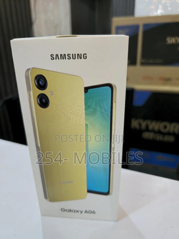 New Samsung Galaxy A06 128 GB Yellow - thumbnail 3