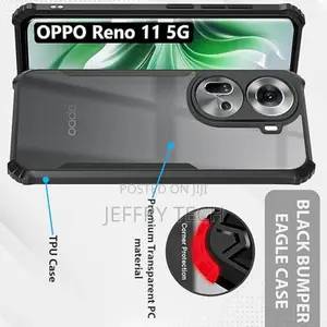 Xunnd Transparent Back Cover Case for Oppo Reno 11 5G