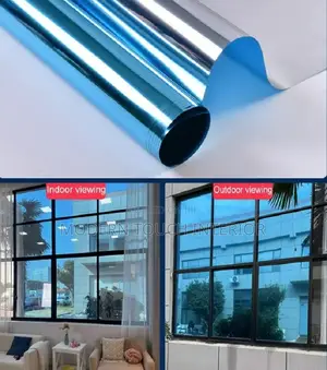 High-Quality Blue Reflective Window Tint