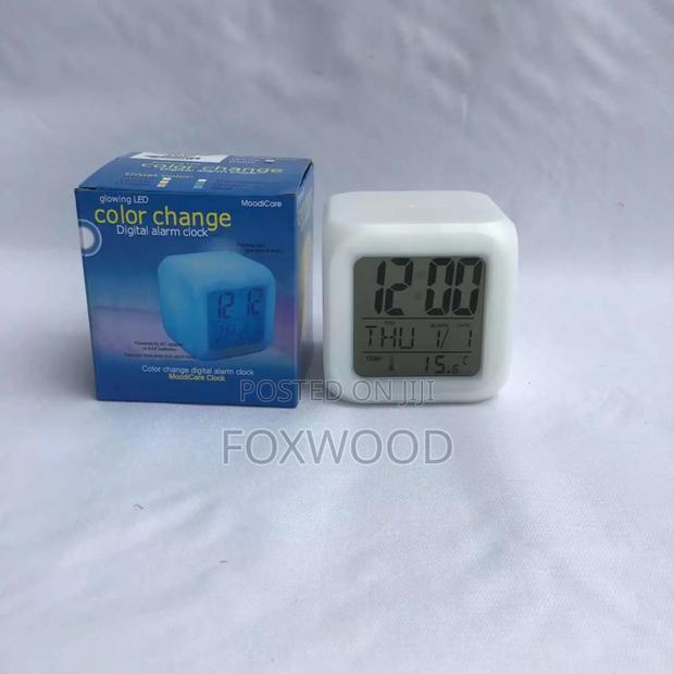 Colour Change Digital Alarm Clock - thumbnail 4