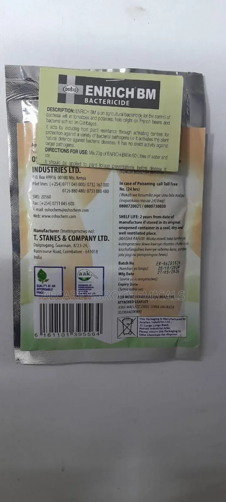 Enrich Bm Bactericide 100G