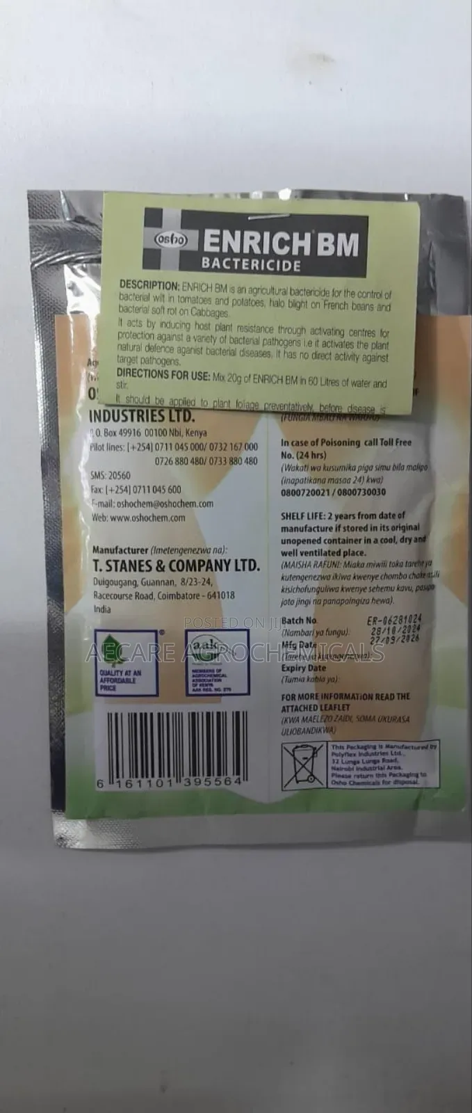 Enrich Bm Bactericide 100G