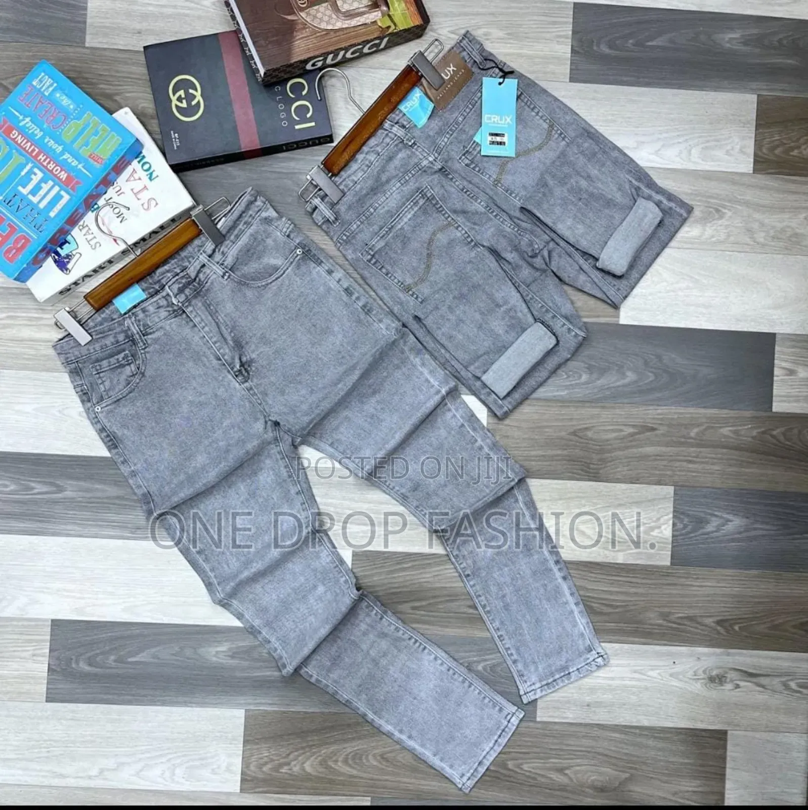 White Plain Jeans 100