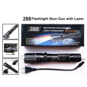 Laser Guided Stun Gun Flashlight