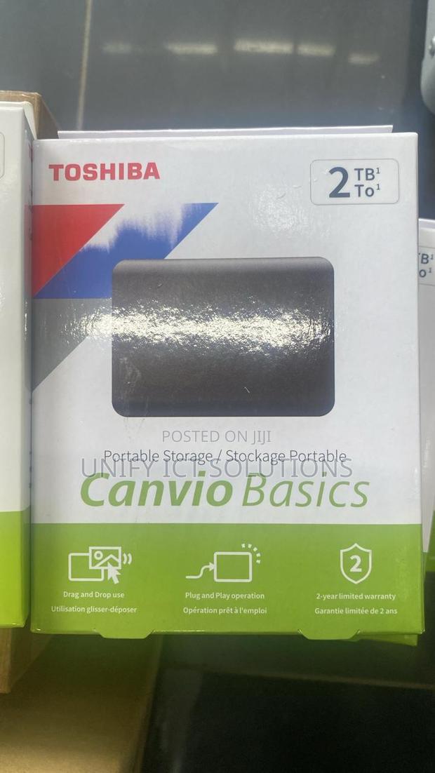Toshiba Canvio Basics 2TB Portable Hard Drive - main view
