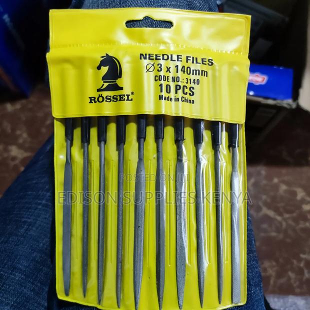 Needle Files Set 10 PCS Mini Steel File Set 3mm Diameter - thumbnail 5
