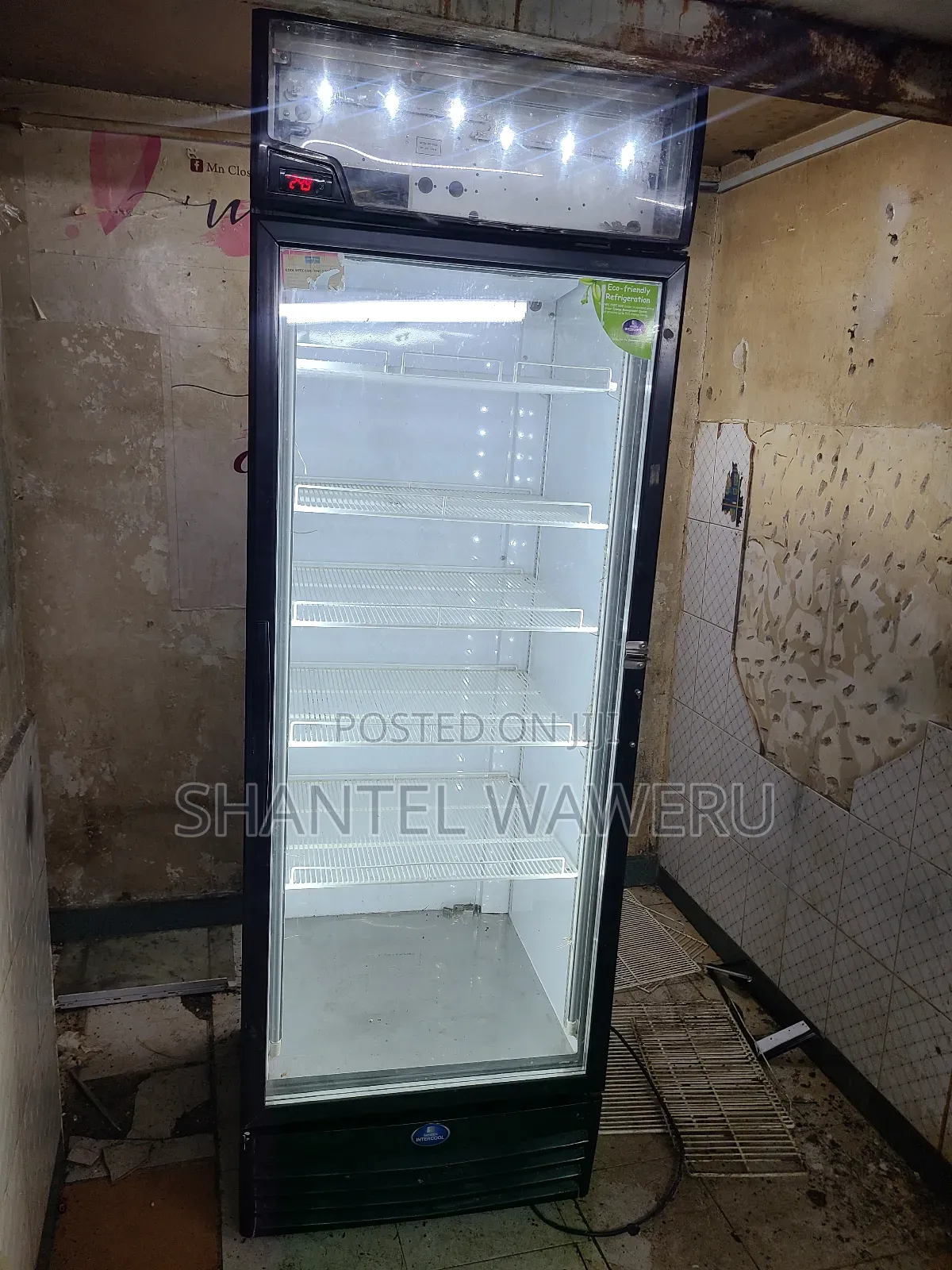 Exuk Showcase Fridge 600litres Display One.