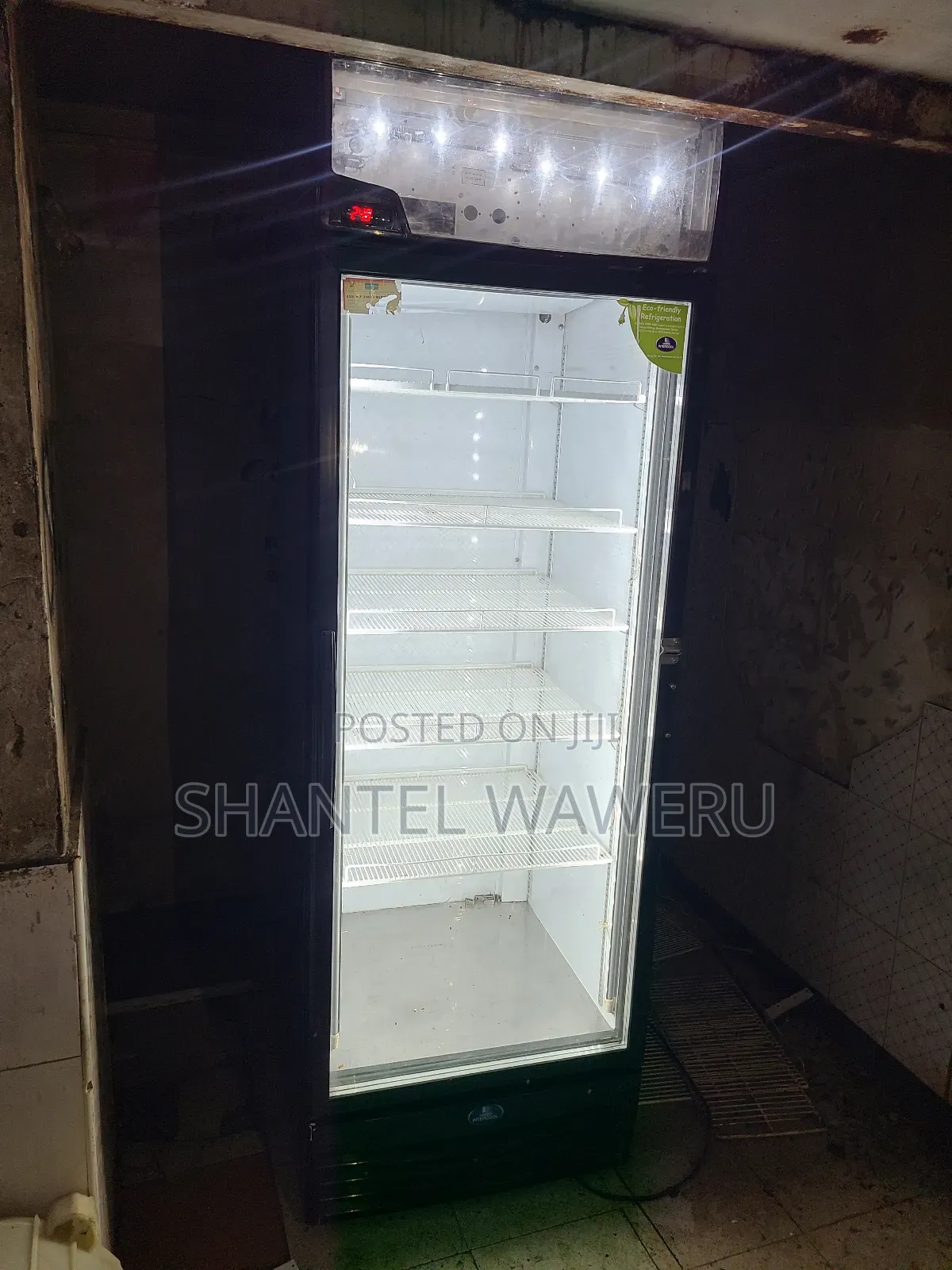Exuk Showcase Fridge 600litres Display One.