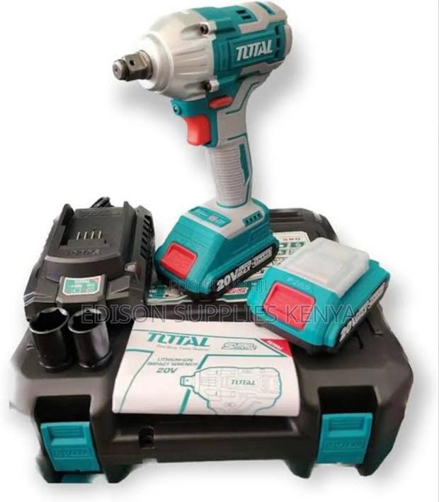 Cordless Impact Wrench Total 300nm 20V 2.0ah Batteries 2pcs - main view