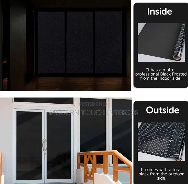 Total Block Out Window Film for Total Privacy