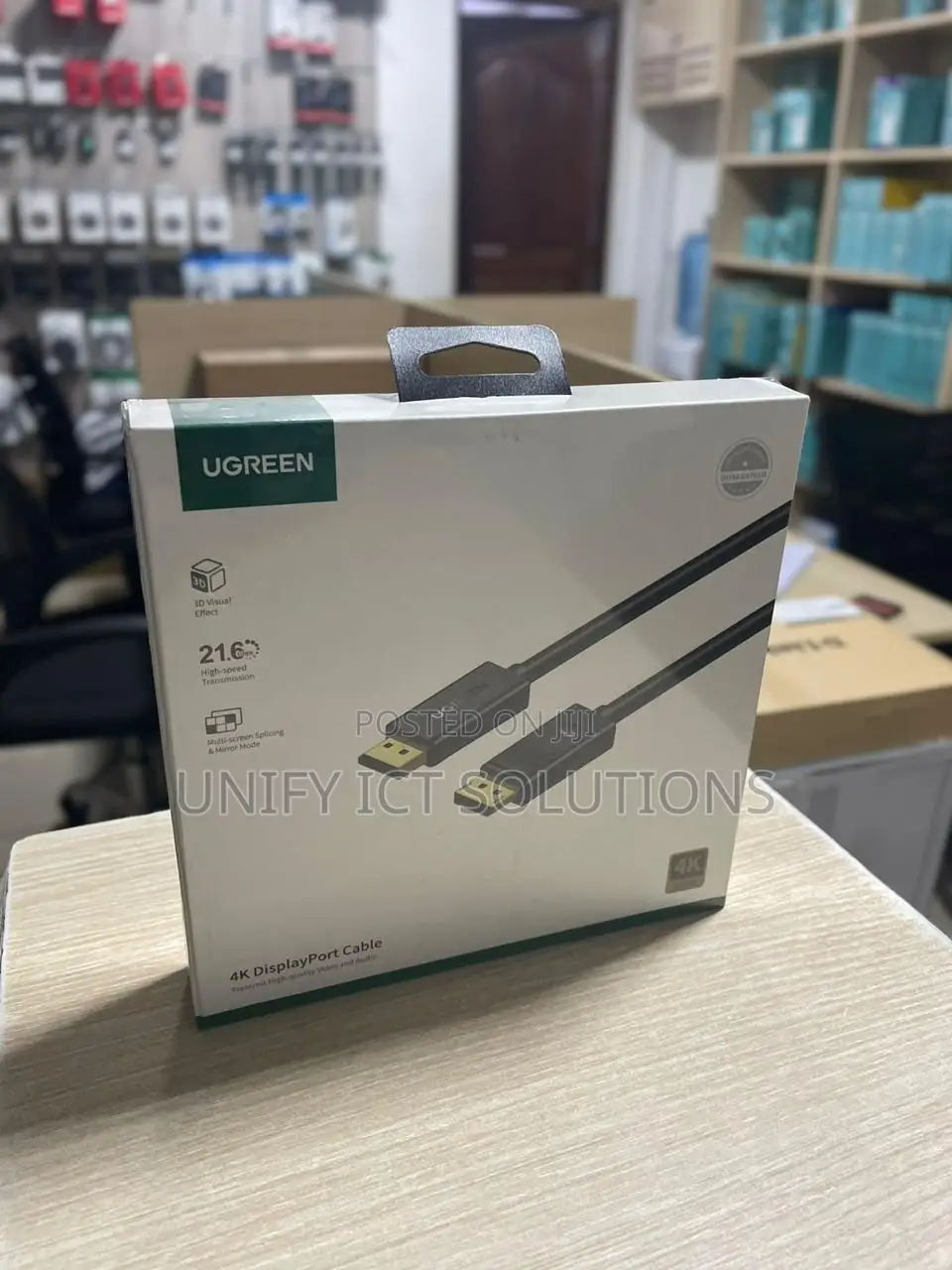 UGREEN Displayport 1.4 Cable - DP Male to Male