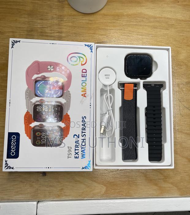 Oteeto TS90 Oteeto Amoled Smart Watch With 2 Strap-Ts90 - main view