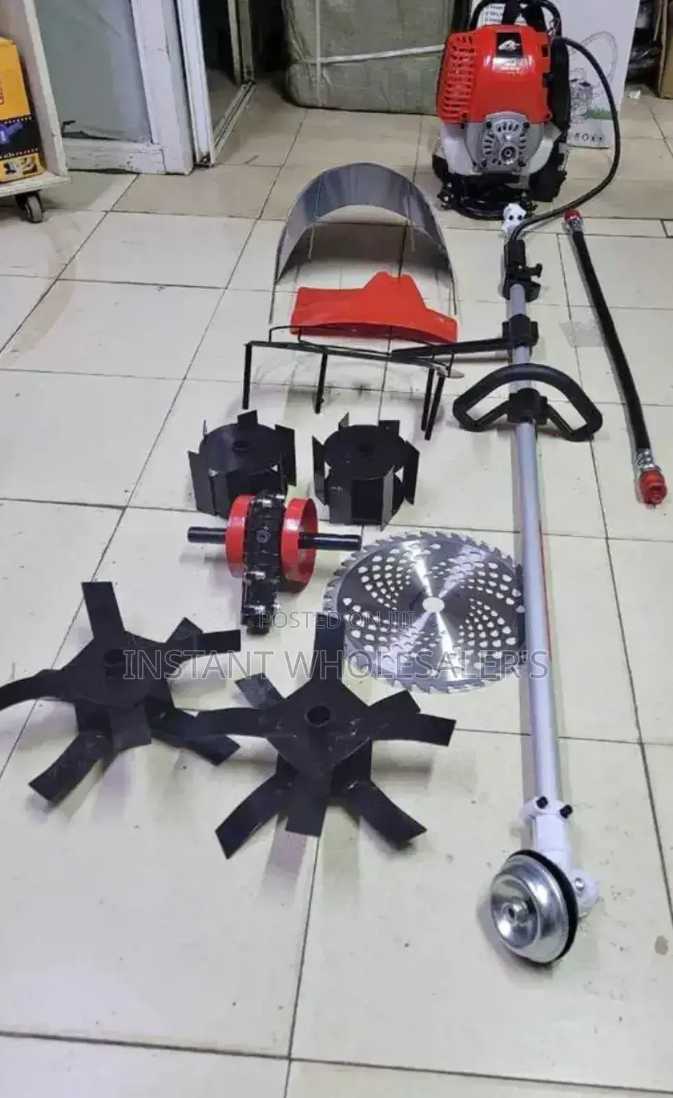 Brush Cutter With Tiller and Weeder