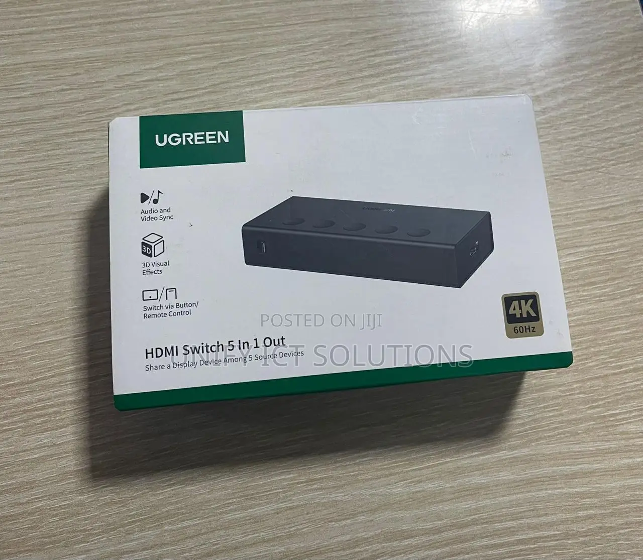 UGREEN CM568 HDMI Switch 5 in 1 Out HDMI Switcher