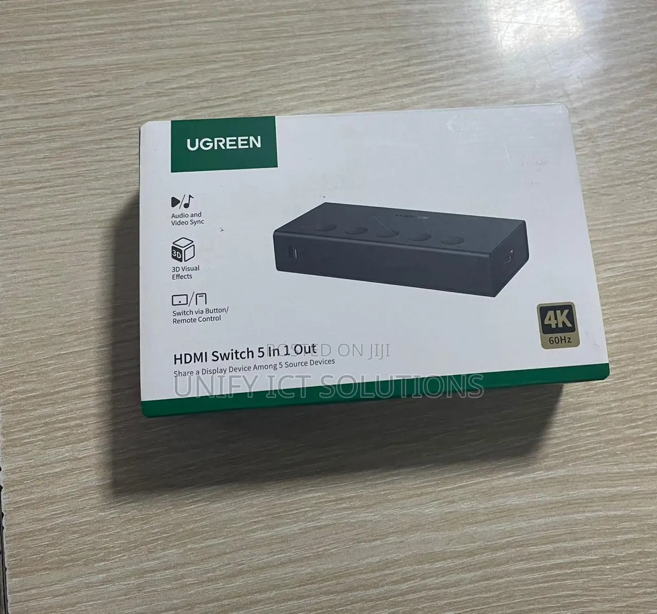 UGREEN CM568 HDMI Switch 5 in 1 Out HDMI Switcher