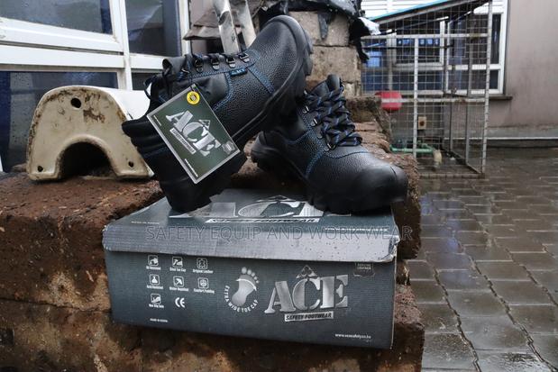 Ace Work Boots Black - main view