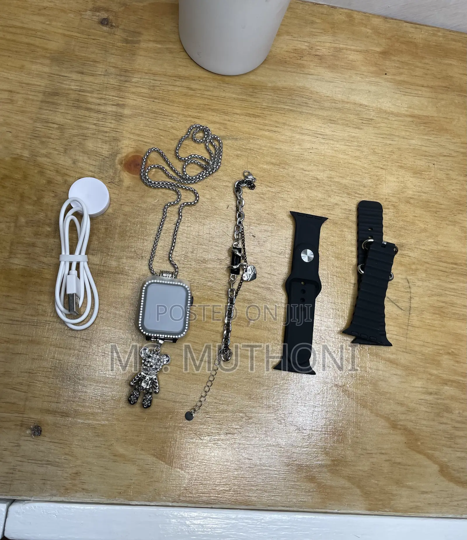 MW 18 Mini 36 Mm HD Display 2 Pair Strap and Stylish Chain