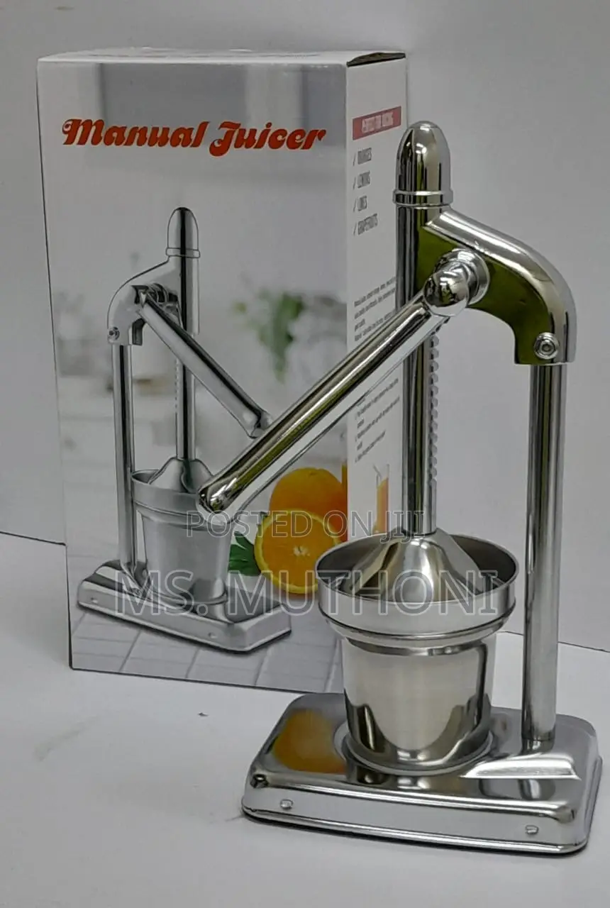 Stainless Steel Manual Hand Press,