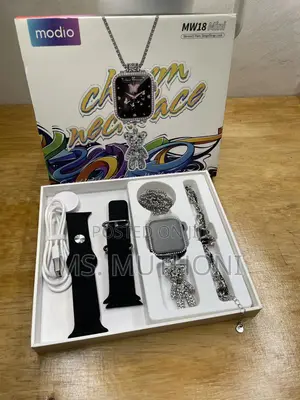 MW 18 Mini 36 Mm HD Display 2 Pair Strap and Stylish Chain