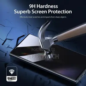 Samsung Galaxy S24 Ultra Privacy Screen Fingerprint Unlock,