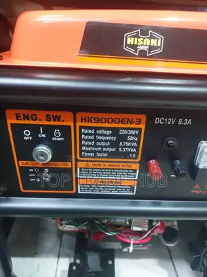 Original Hisaki Japan 9.5kva Petrol Generator 3 PHASE