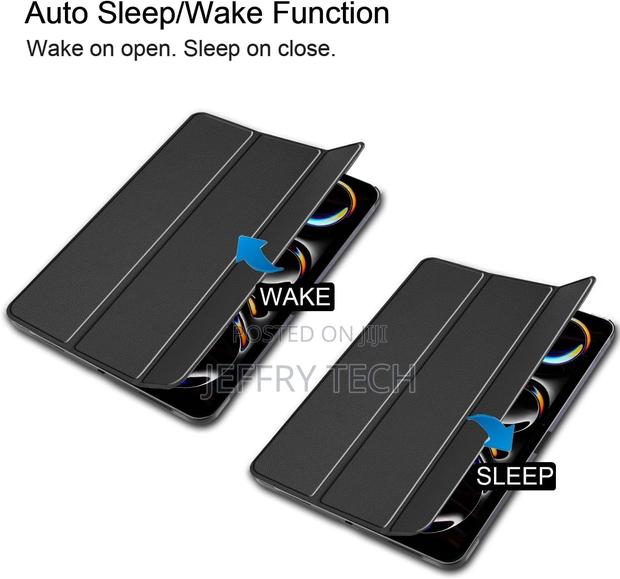 iPad Pro 13 Case 2024 Case, Slim Smart Cover Protec - thumbnail 3