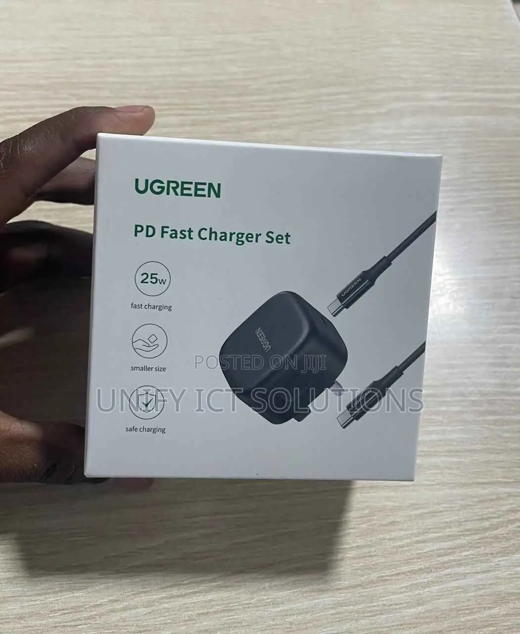 Ugreen Usb-C 25W Pd Charger With C-C 2M Cable - Cd250