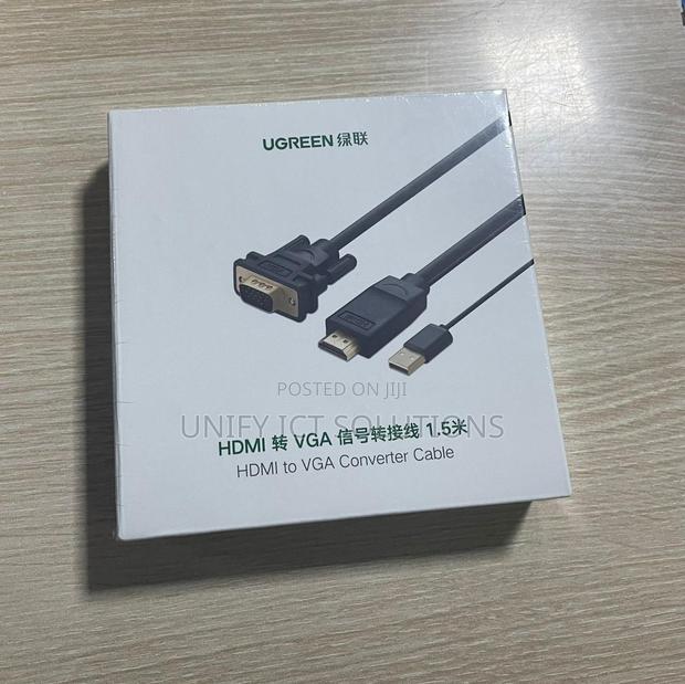 Ugreen HDMI to VGA Cable 5ft (1.5m) 1080p-Adapter - main view