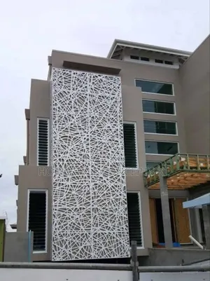 Facade Curtain Walling Aluco Cladding CNC Laser Jaali Panels