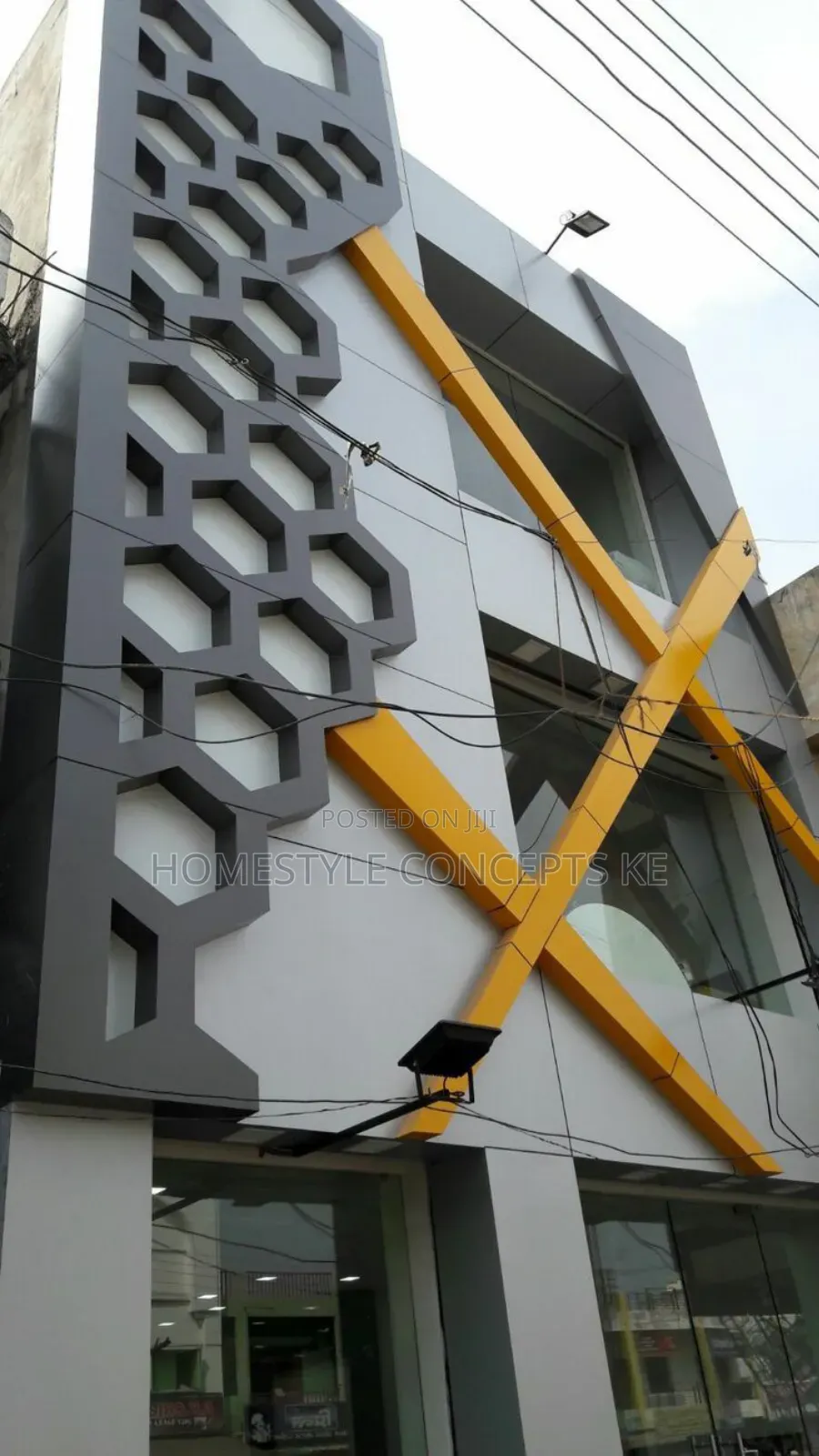 Facade Curtain Walling Aluco Cladding CNC Laser Jaali Panels