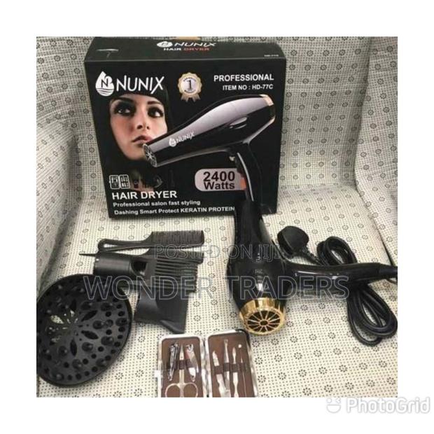 Blow Dryer, Nunix Black Blow Dryer