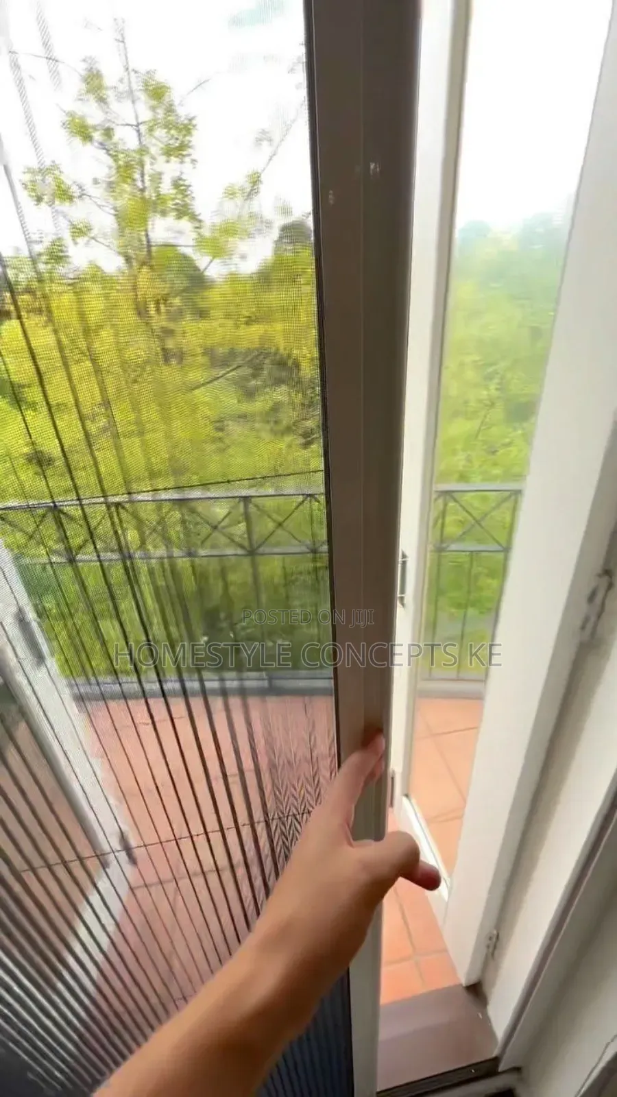 Aluminium Retractable Mosquito Insect Screen
