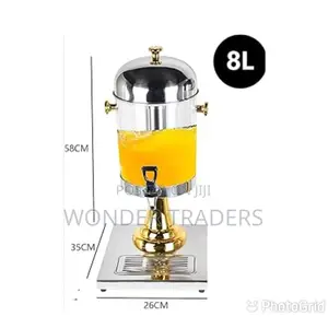 Juice Dispensers* 8L: 5L: Material: Glass Dispenser