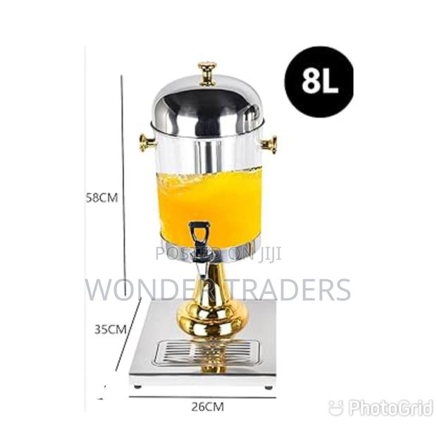Juice Dispensers* 8L: 5L: Material: Glass Dispenser