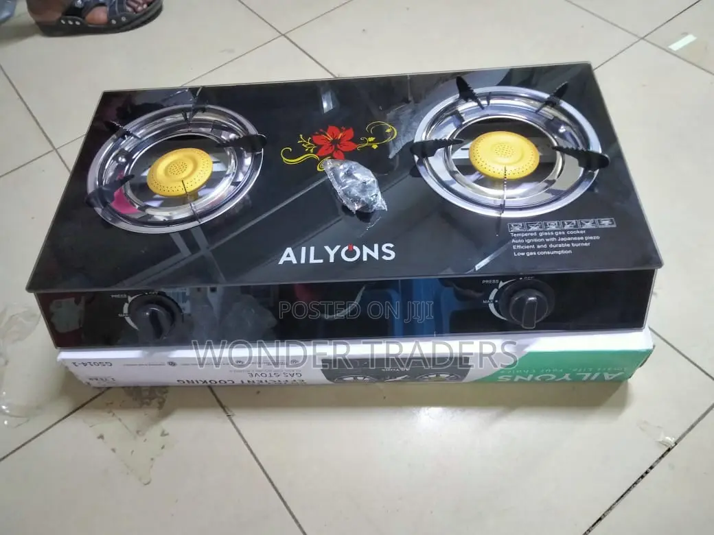 AILYONS Two Burner Glass Table Top Cooker