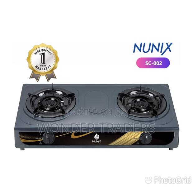Nunix SC002 Two Burner Table Top Black Available
