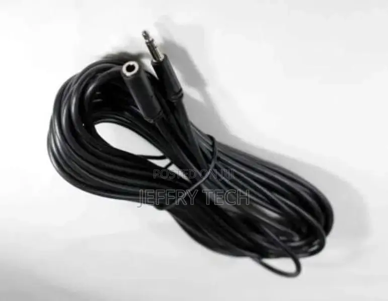 5M Stereo Extension Cable 3.5mm Plug Jack Male To Female 2