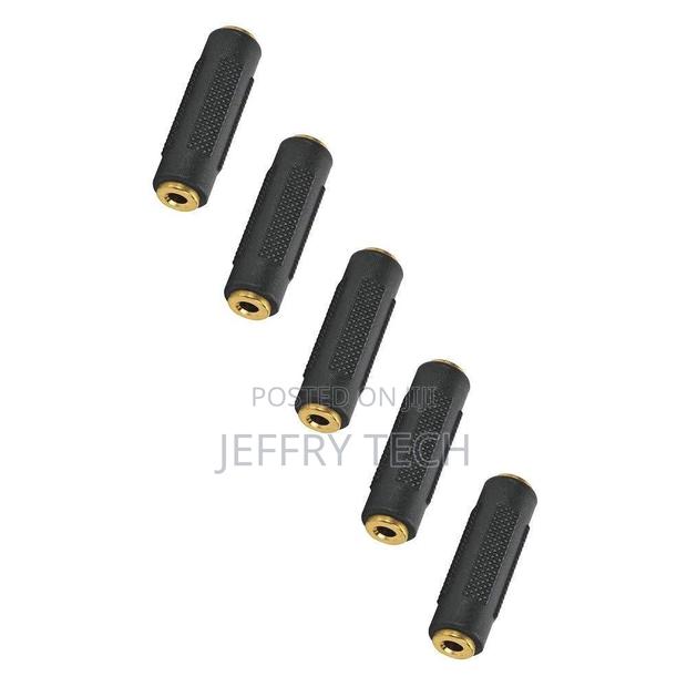 3.5mm F/F Stereo Coupler - 5 Pack Gold Plated 3.5mm Stereo