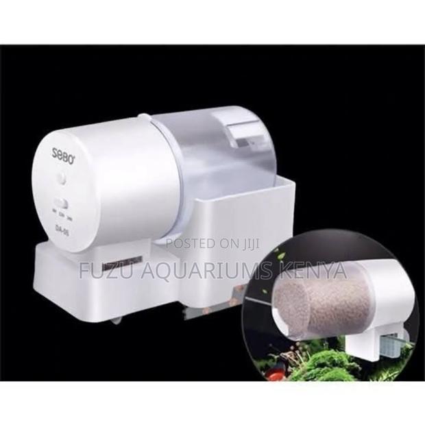 Fish Automatic Feeder for Closed Aquarium With Lid