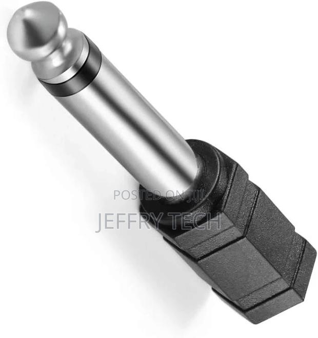 6.35mm (1/4 Inch) Mono TS Male To 3.5mm (1/8 Inch) TRS Femal