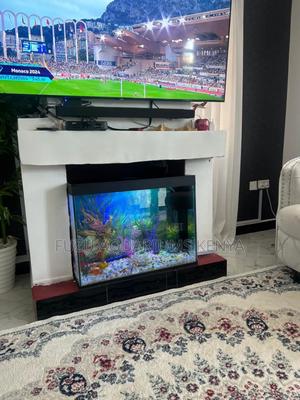 Fire Place Chimney Aquarium Fish Tank - thumbnail 2
