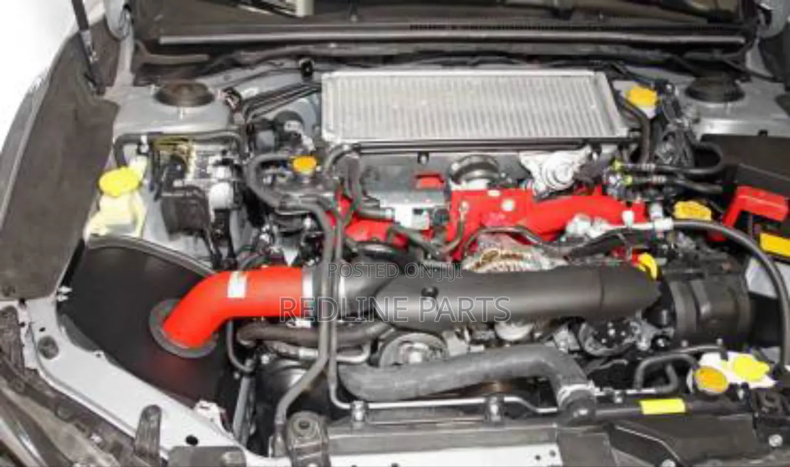 KNN Red Typhoon Intake for Subaru 2015 STI