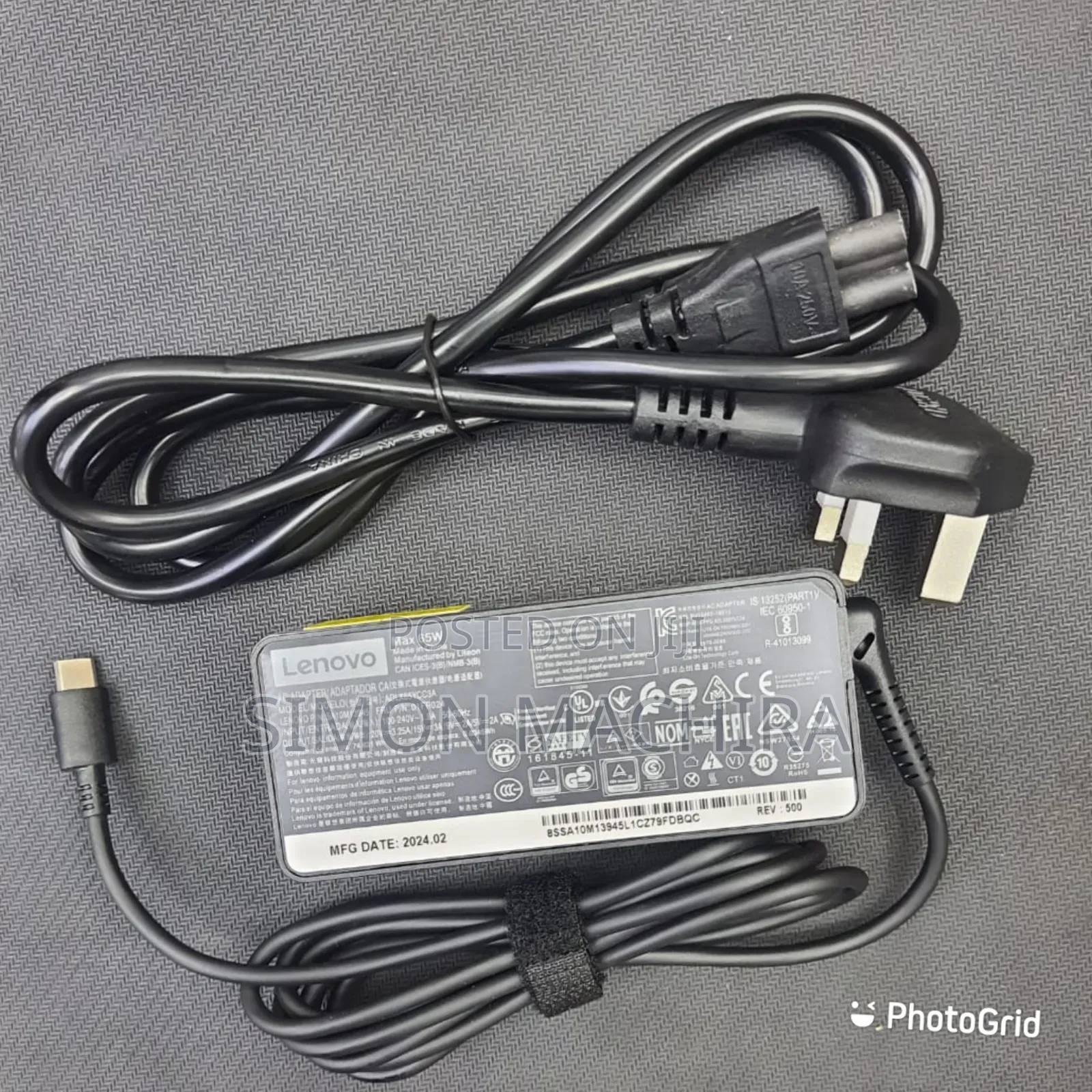 Lenovo Type 65 Watts Charger