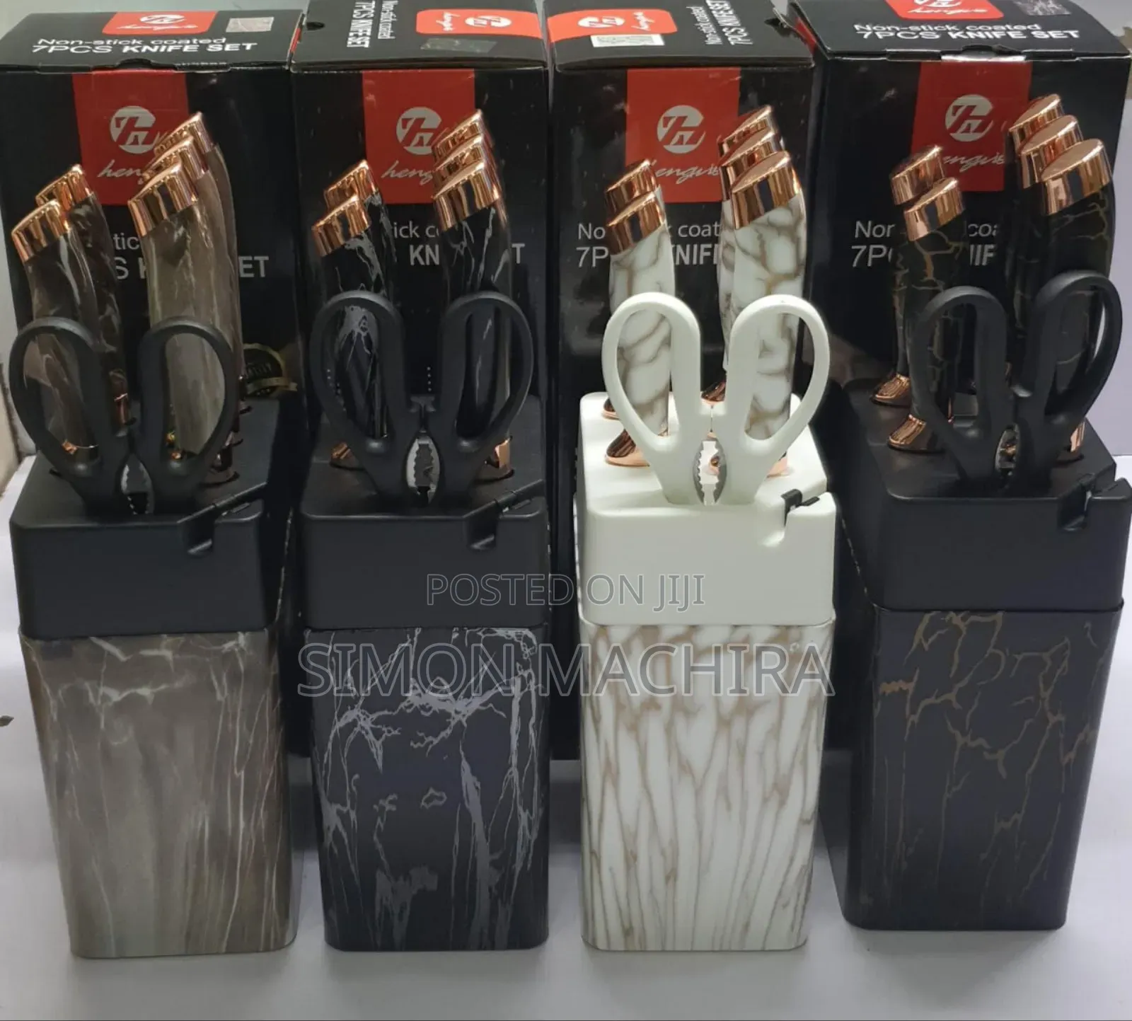 7pc Marble Profile Knives Knife Set