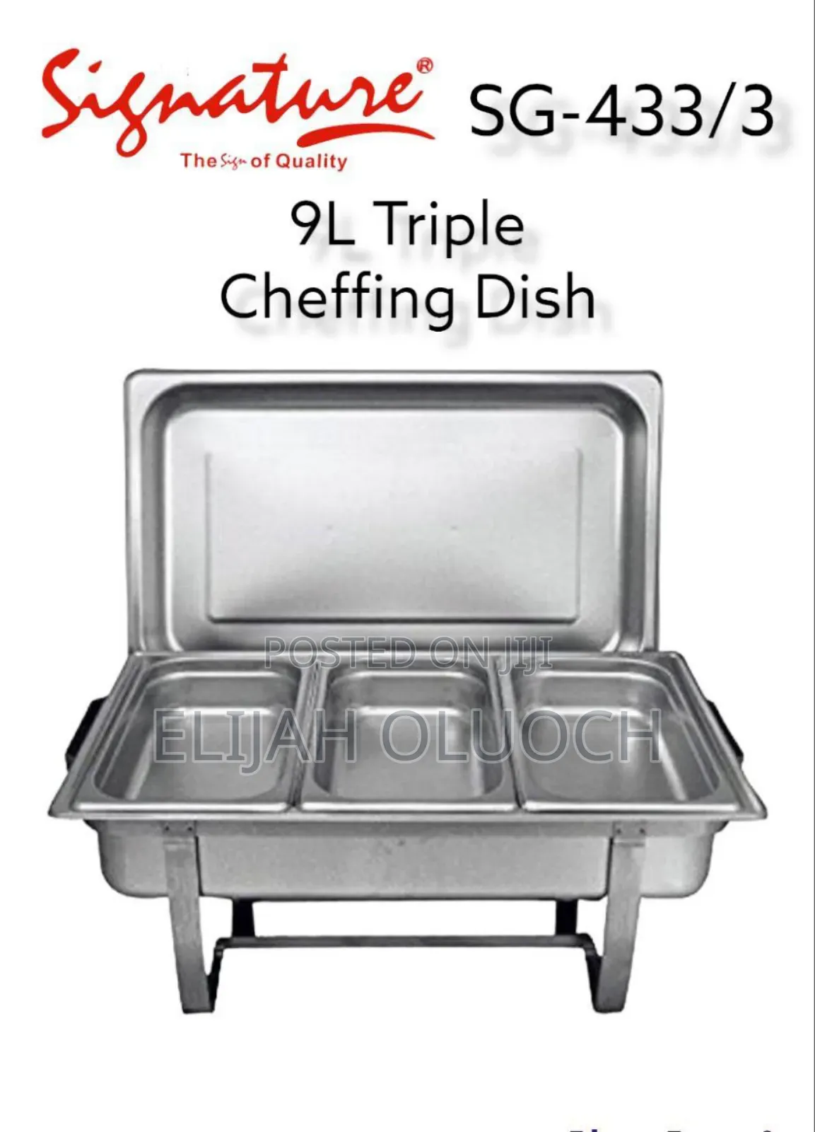 9 Litres Double Cheffing Dishes