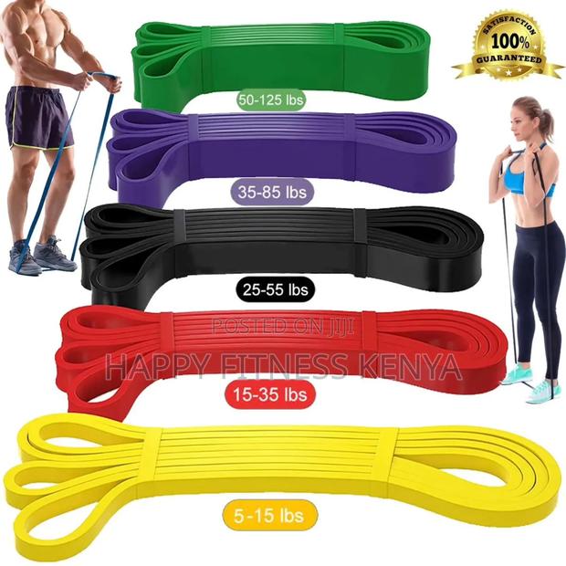 5pcs Resistance Pull Up Bands - main view