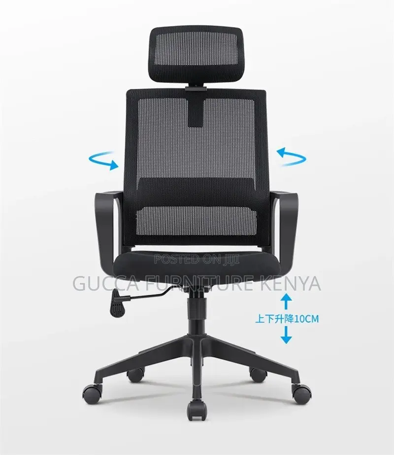 Office Chairs: High Back Mesh Office Computer Staff Chair